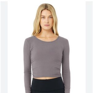 ALO gather long sleeve small